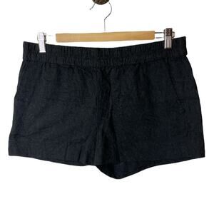 J. Crew Factory Jacquard Black Shorts Women's Size 6
